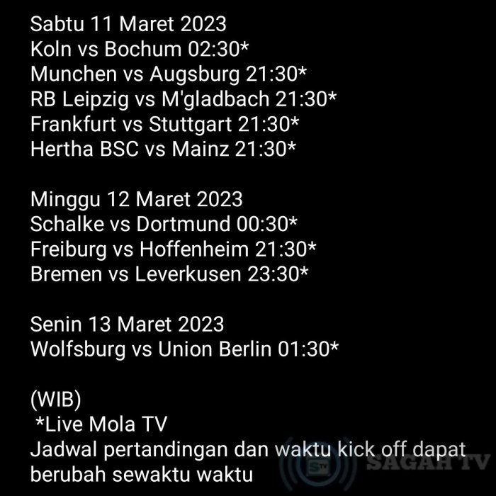 Jadwal Siaran Langsung Liga Serie A Italia